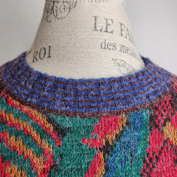 French Conection 90s Grandpa Sweater - Picture 2 of 8